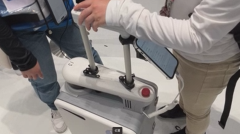 ハンドルの高さを調整する画像