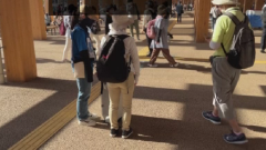 目的地に到着した画像