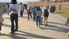 人の多いゾーンにあたる画像