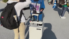 最終地点に到着。ヘッドセットを返す画像