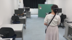 衝立の状況を確認する画像