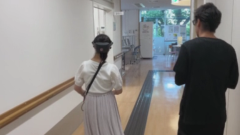 SYNCROに慣れ順調に歩く画像