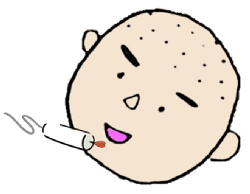 イラスト：仲間が描いた黒澤さんの似顔絵